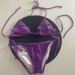 Victorias Secret Ruffle String Bikini